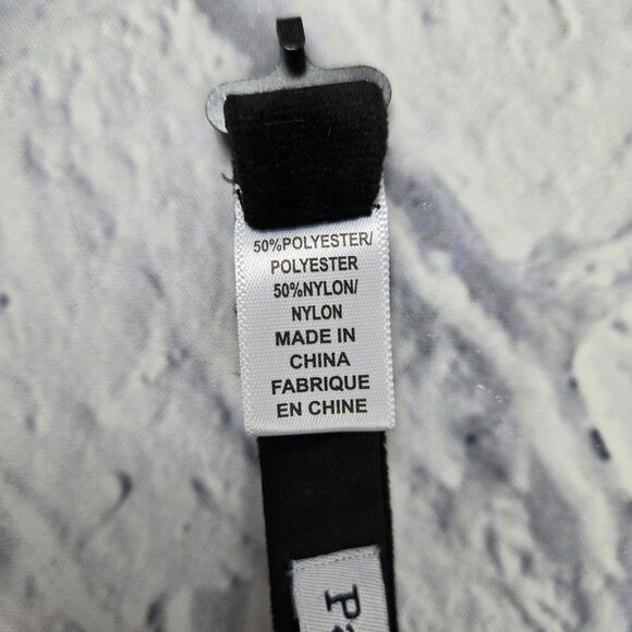 Black Velvet Bradley Adjustable Bow Tie by Paisley & Gray Paisley Underside - Picture 8 of 11